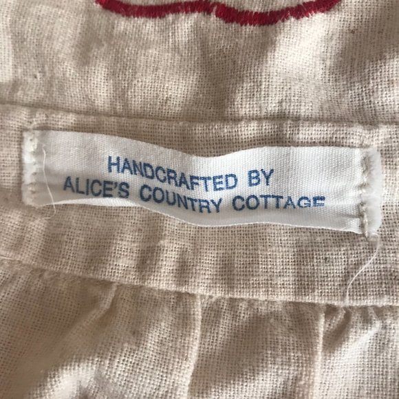 Christmas Apron w/Quilted Look Wreath - Picture 8 of 8